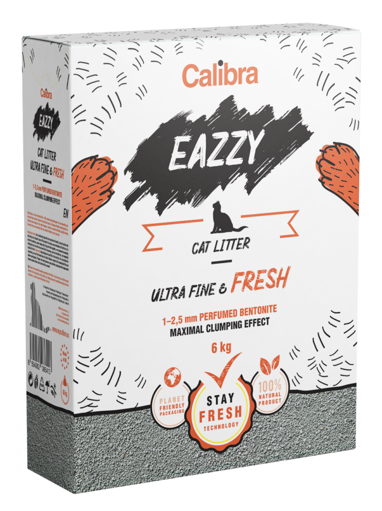 Calibra Eazzy Ultra Fine&Fresh Żwirek Bentonitowy 6kg