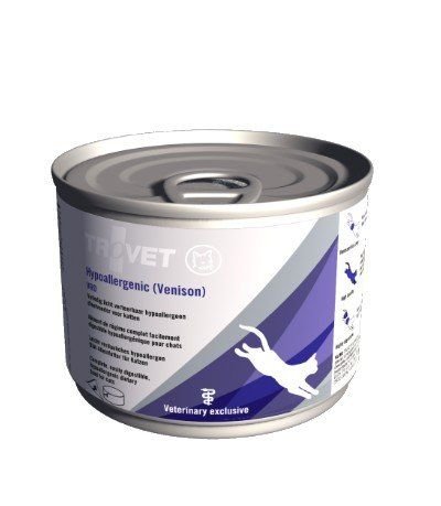 TROVET VRD Hypoallergenic Dziczyzna Dla Kota 200g