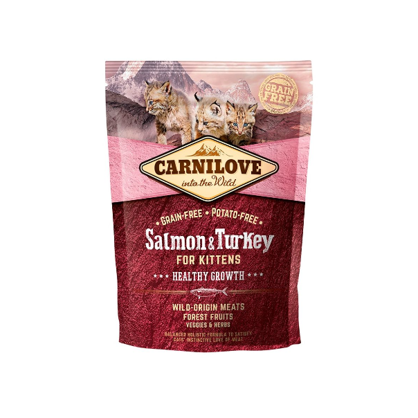 Carnilove Cat Salmon & Turkey For Kittens Karma Dla Kociąt 400g