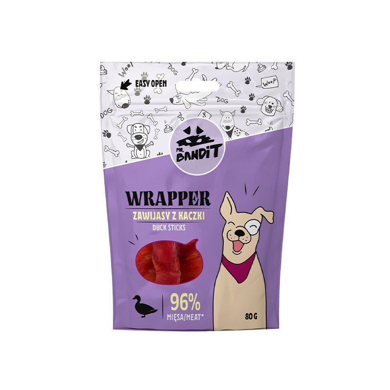 Mr. Bandit Wrapper Zawijasy Dla Psa Kaczka 80g
