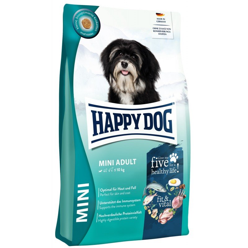 Happy Dog Mini Adult 4kg - Pełnoporcjowa Karma dla Małych Psów