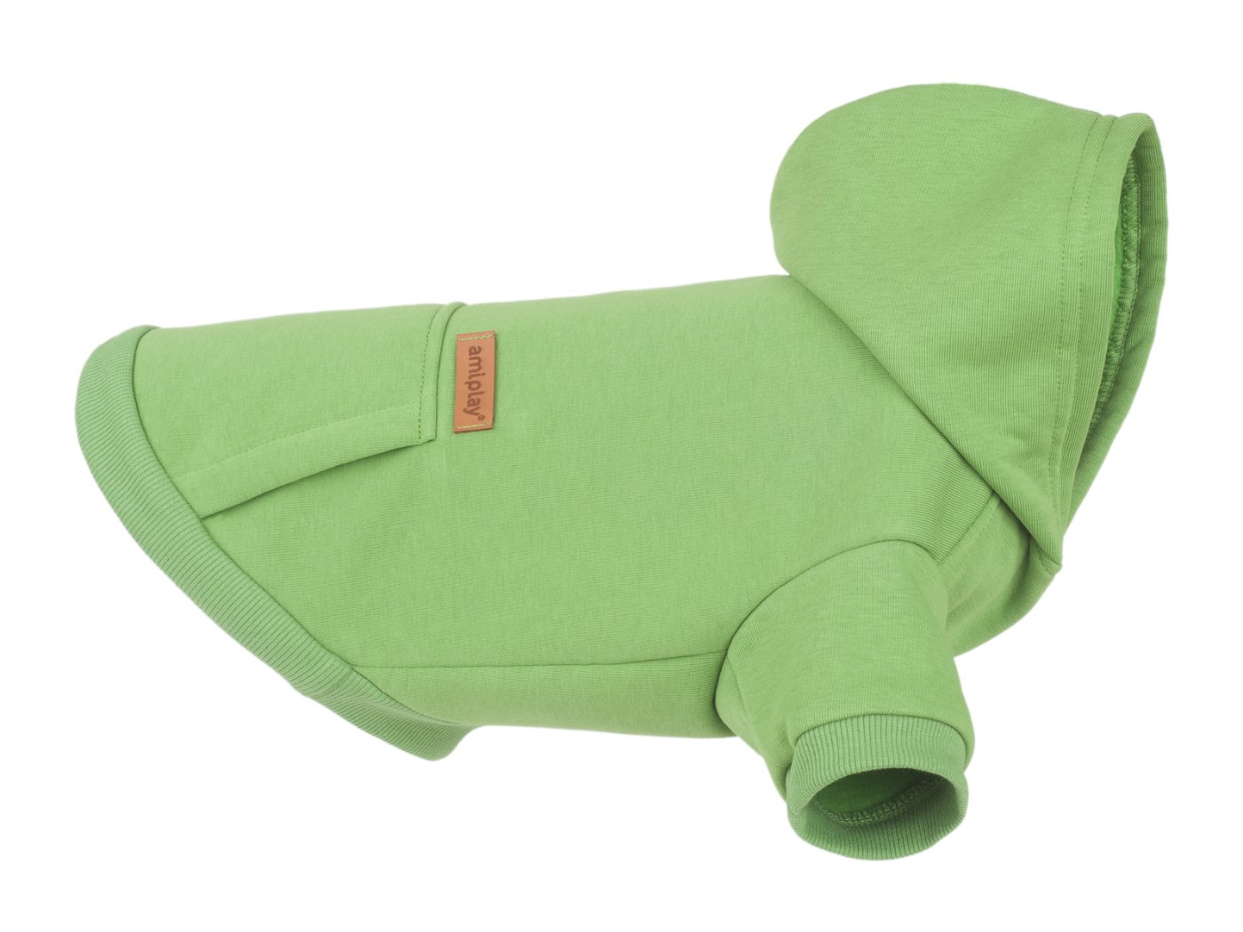 AMIPLAY Bluza Z Kapturem Texas Zielona 35cm