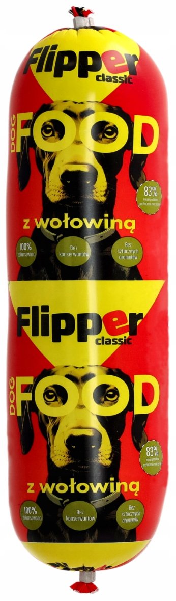 Flipper Classic z Wołowiną Karma Dla Psów 900g