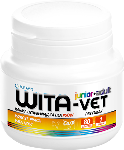 Eurowet Wita-Vet Junior + Aldut 80tab