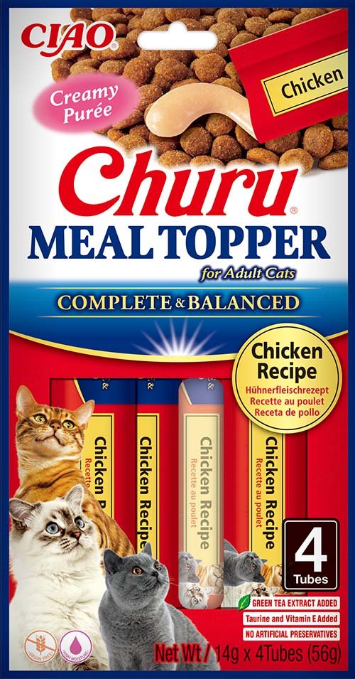 INABA Cat Meal Topper Chicken Recipe 4x14g (56g)