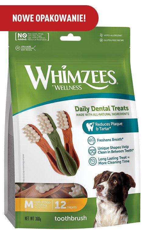 WHIMZEES® Szczoteczka M 12 Szt.