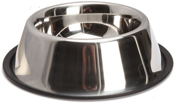 Miska Metalowa Na Gumie Dla Spaniela 0,33l Śr 11cm