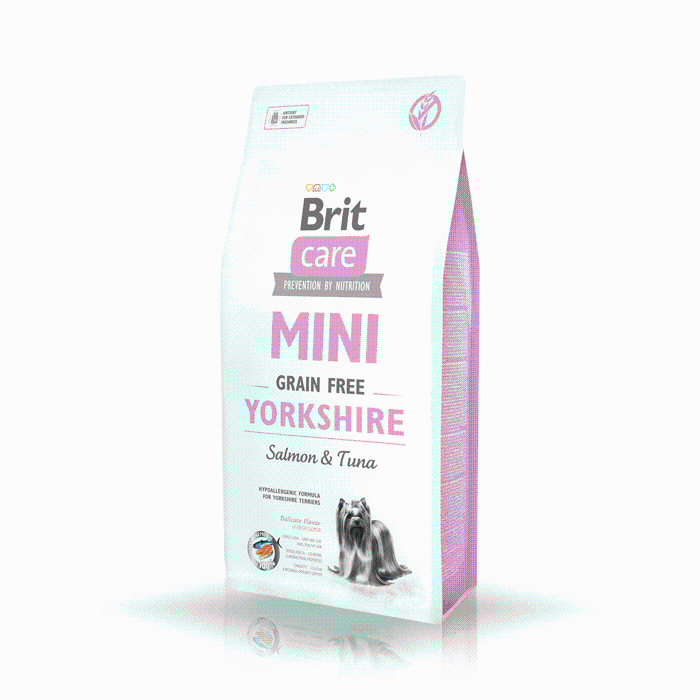 BRIT CARE Mini Grain-Free Yorkshire 1,6kg - bezzbożowa karma dla Yorków