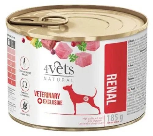 4Vets Dog Renal Kidney Support Karma dla Psów 185g