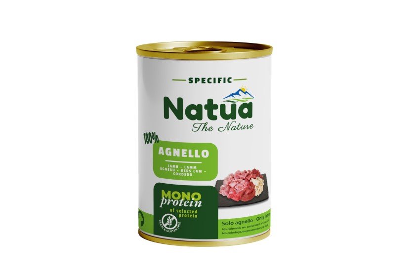 Natua Specific Monoprotein Lamb Puszka 400g - Mono Proteinowa Karma dla Dorosłych Psów z Jagnięciną