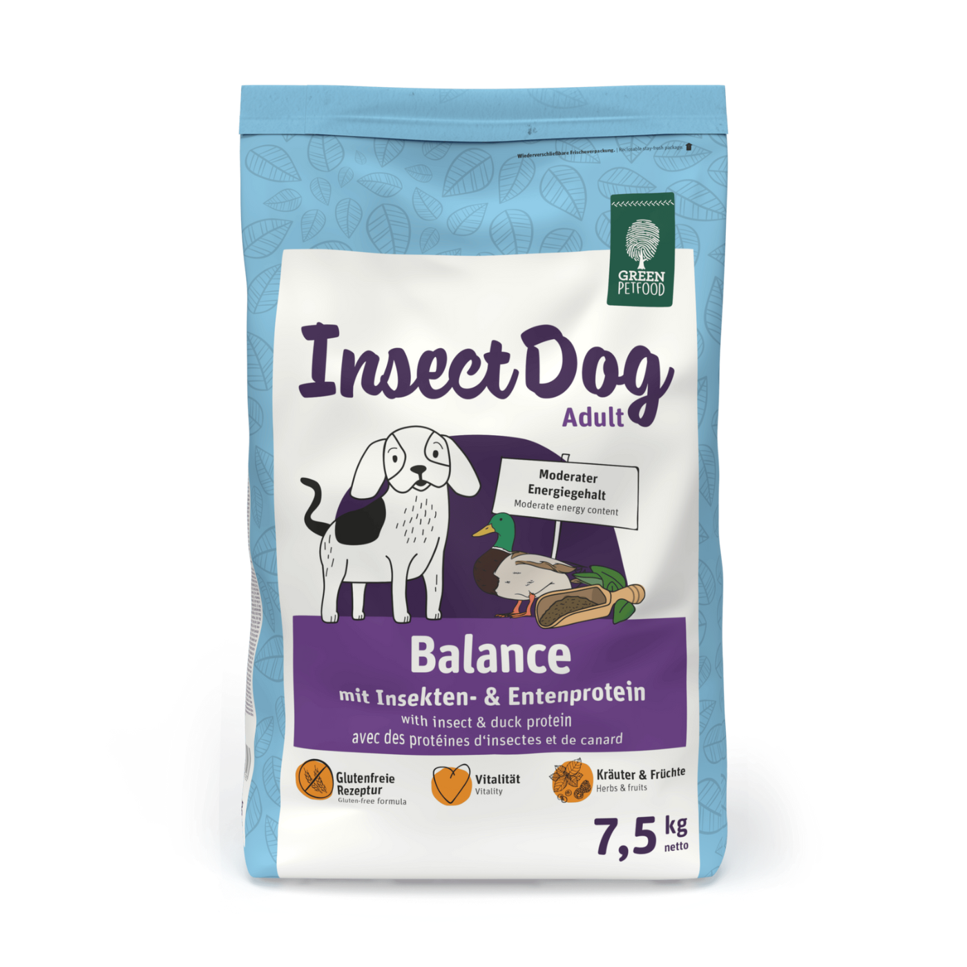 GREEN PETFOOD InsectDog Balance 7,5kg