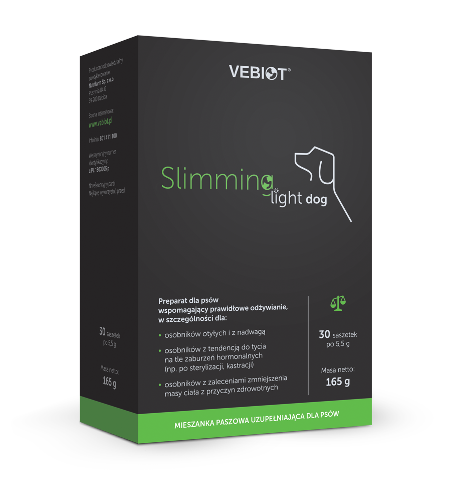 Nutrifarm Sp. Z O.o. Vebiot Slimming-Light Dog 30 Saszetek