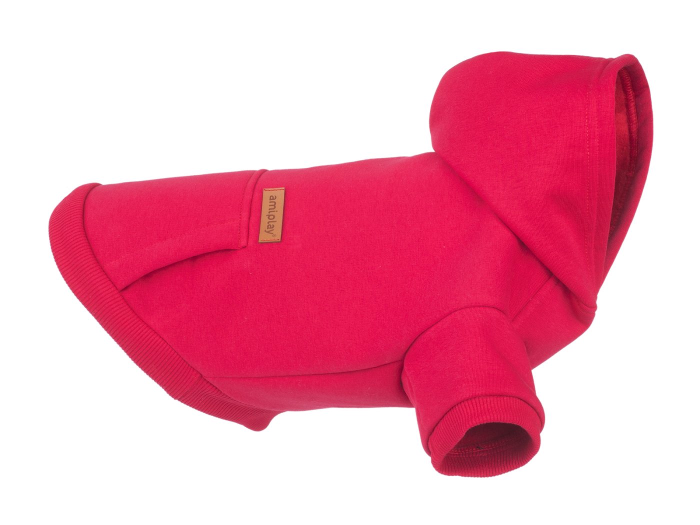 AMIPLAY Bluza Z Kapturem Texas Czerwona 40cm