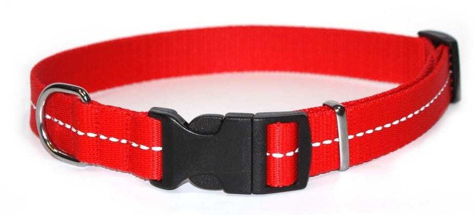 Dingo Reflex Obroża Odblaskowa Dla Psa Czerwona 20-28cm