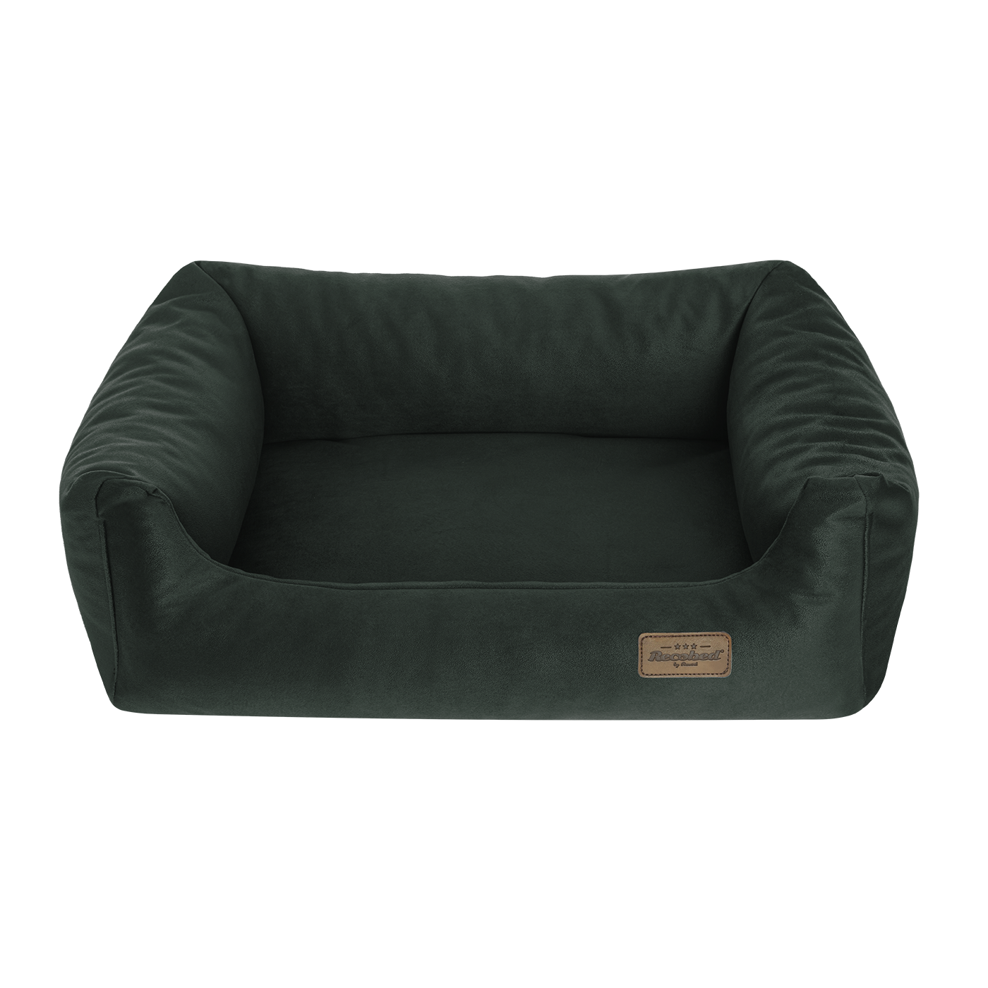 RECOBED® Kanapa Welur Plus Zielona M 80x65 Cm