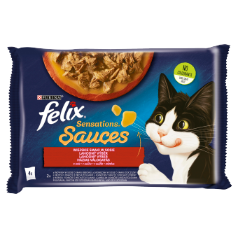 Felix Sensations Sauces Karma Dla Kota Wiejskie Smaki W Sosie 4x85g
