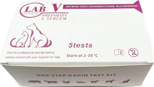 Lab-V - Szybki Test FIPV Ag Dla Kotów Zakaźne Zapalenie Otrzewnej
